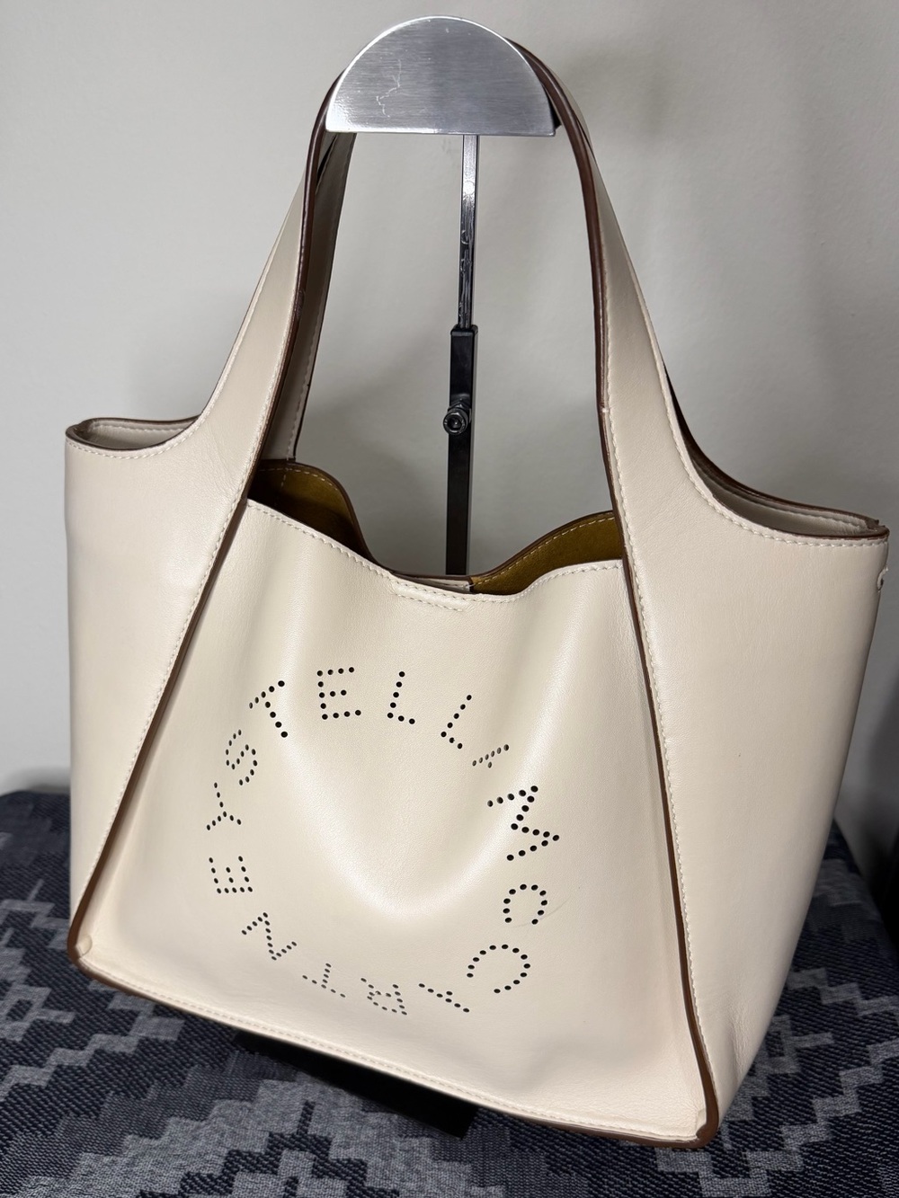 Stella McCartney Cream Small Tote Bag